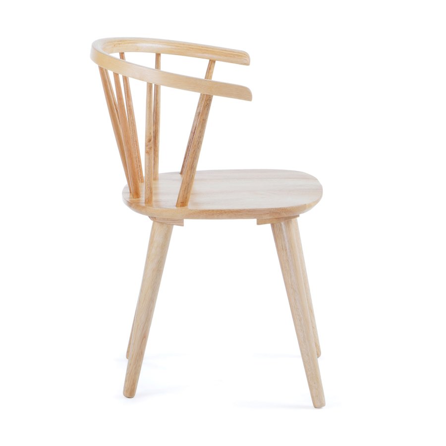 KAVE HOME Krise spisestol, med armlener - naturgummitre 