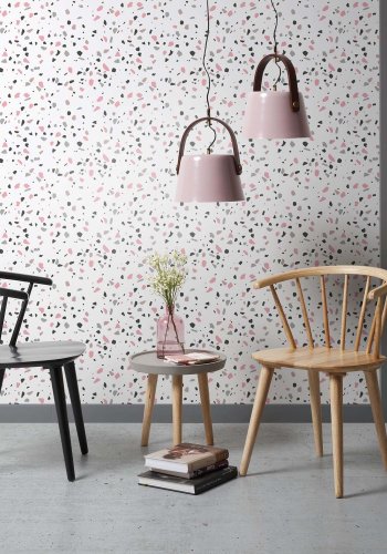 KAVE HOME Krise spisestol, med armlener - naturgummitre 