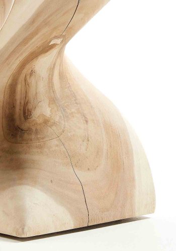 KAVE HOME firkantet Hakon sidebord - naturlig mungurtre (30x30)