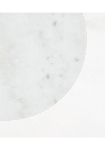 KAVE HOME rundt Sheffield sidebord - hvit marmor og gullmetall (43)