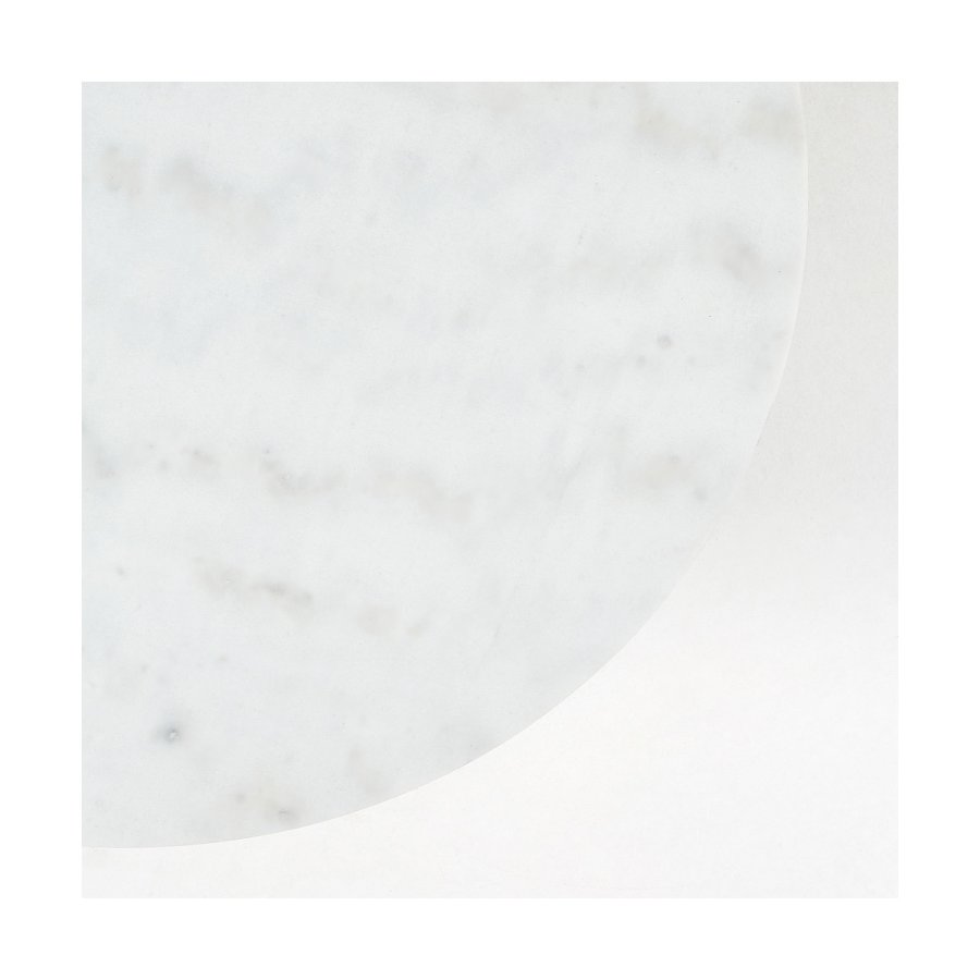 KAVE HOME rundt Sheffield salongbord - hvit marmor og gullmetall (80)