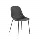 KAVE HOME Quinby spisestol - grafittgr plast og metall