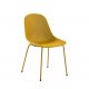 KAVE HOME Quinby spisestol - gul plast og metal