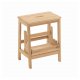 KAVE HOME rektangulr Nell fotskammel med trinn - naturlig bjrketre
