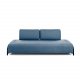 KAVE HOME Compo 3-seters sofa - bltt stoff og metall 