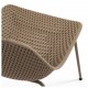 KAVE HOME Quinby spisestol - beige plast og metal