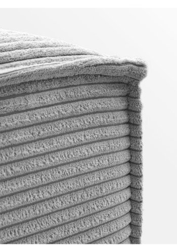 KAVE HOME rektangul�r Blok puff - m�rkegr� fl�yel (90x70)