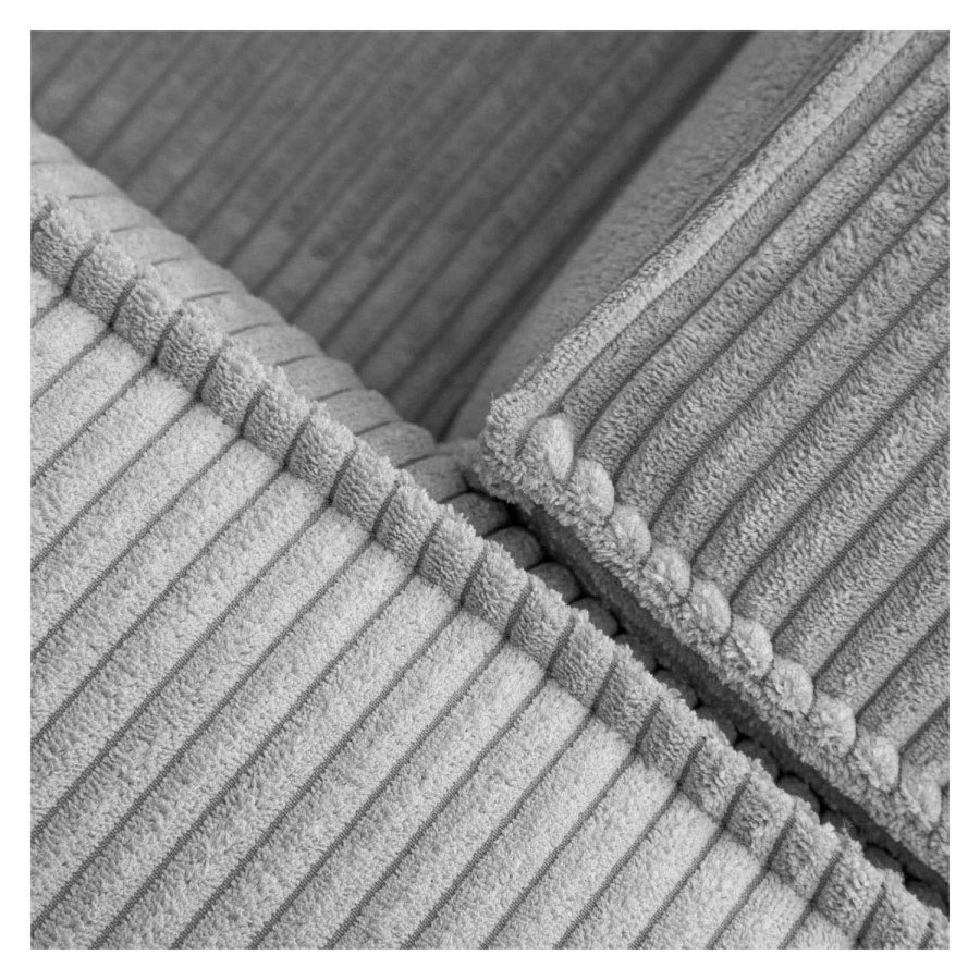 KAVE HOME Block 3-seters sofa - gr� fl�yel 