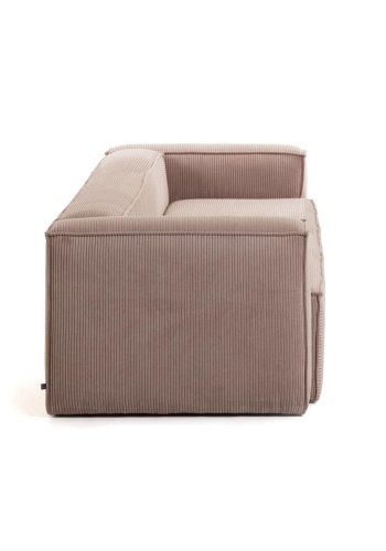 KAVE HOME Blok 2-manns sofa - rosa fl�yel 