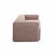 KAVE HOME Blok 2-manns sofa - rosa fl�yel 