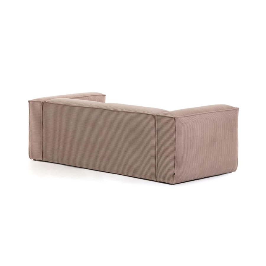 KAVE HOME Blok 2-manns sofa - rosa fl�yel 