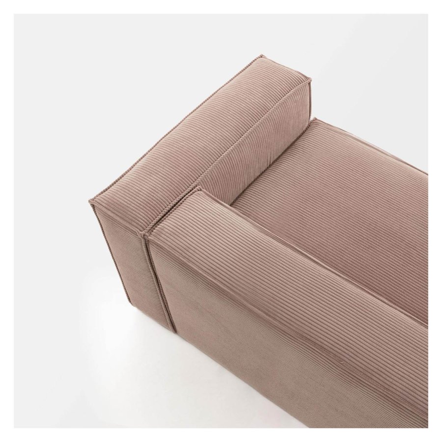 KAVE HOME Blok 2-manns sofa - rosa fl�yel 