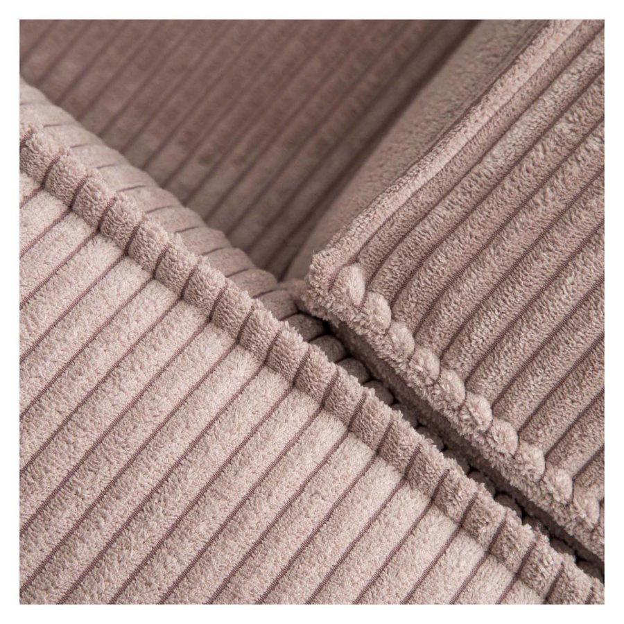 KAVE HOME Blok 2-manns sofa - rosa fl�yel 