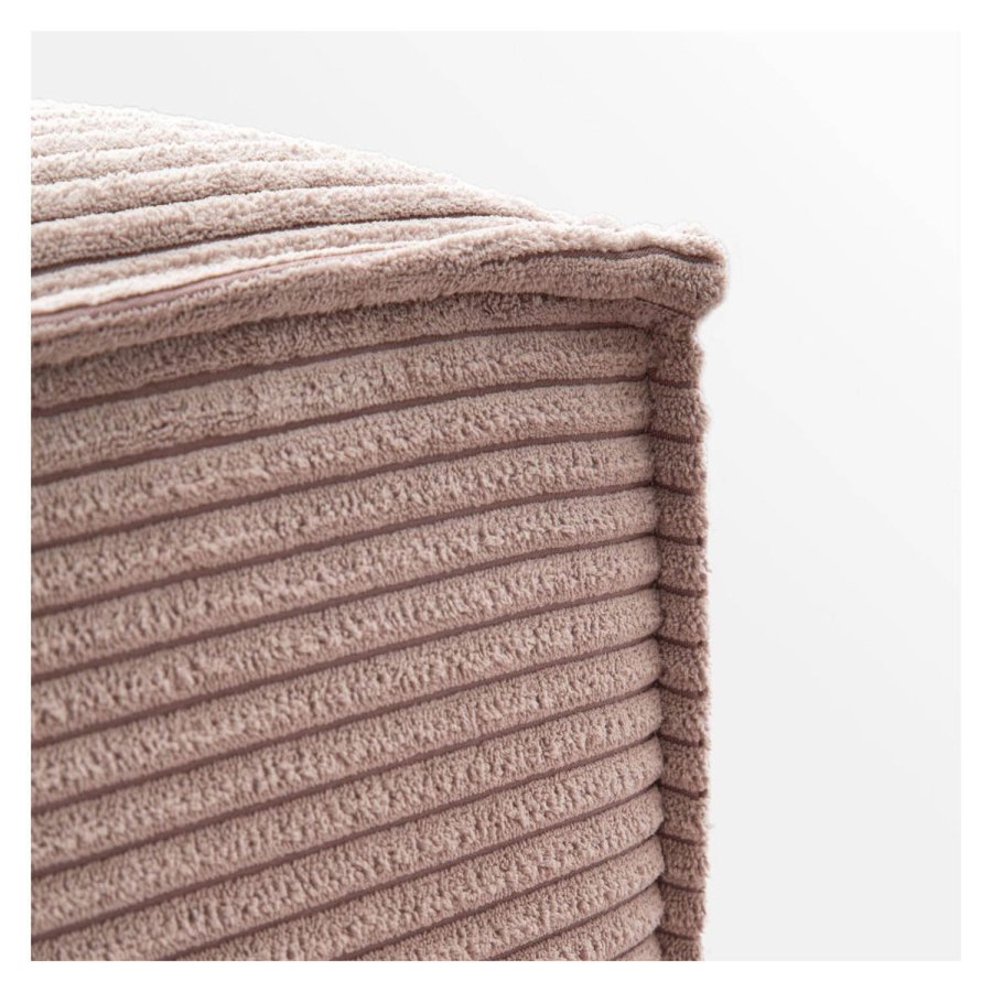 KAVE HOME rektangul�r Blok puff - rosa fl�yel (90x70)