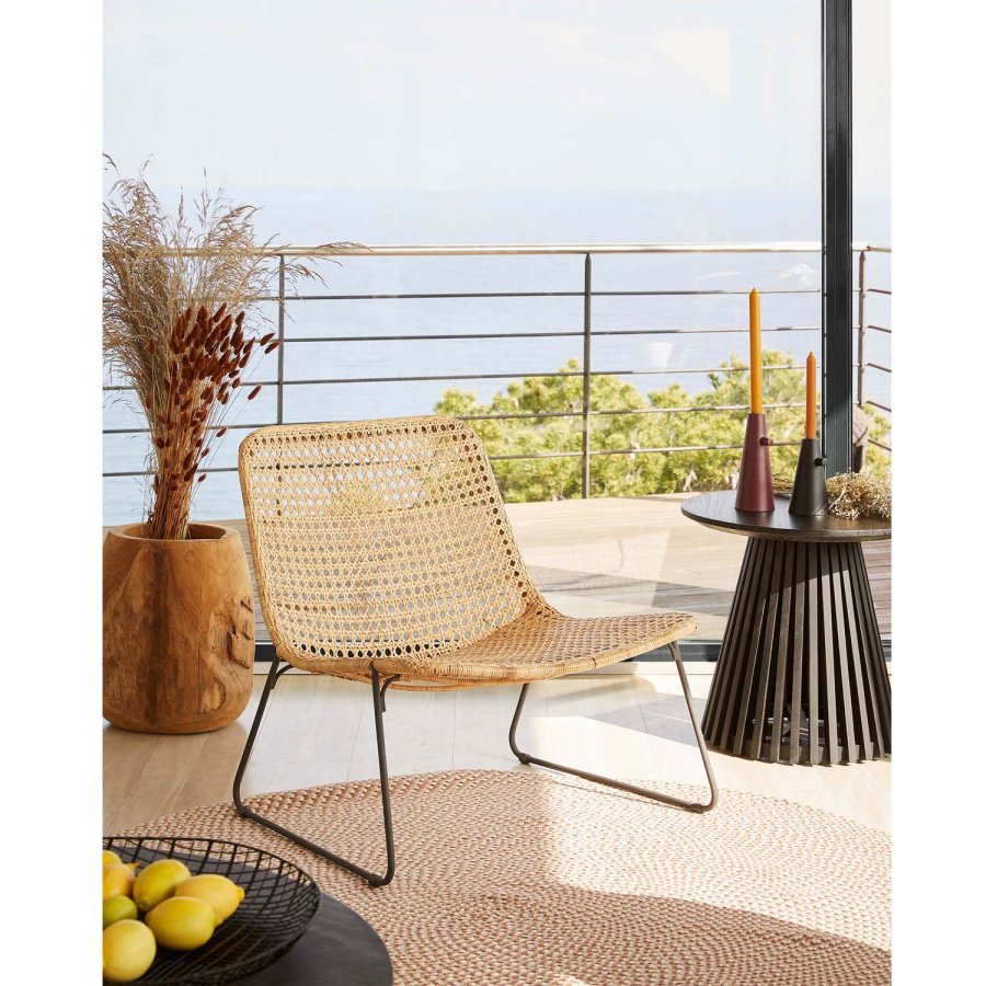 KAVE HOME Irune Beistelltisch - schwarzes Miniholz ​​(50)