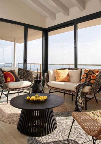 KAVE HOME Irune Beistelltisch - schwarzes Miniholz ​​(50)