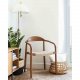 KAVE HOME Beige Glynis spisebordstol, med armlener - eukalyptus tre