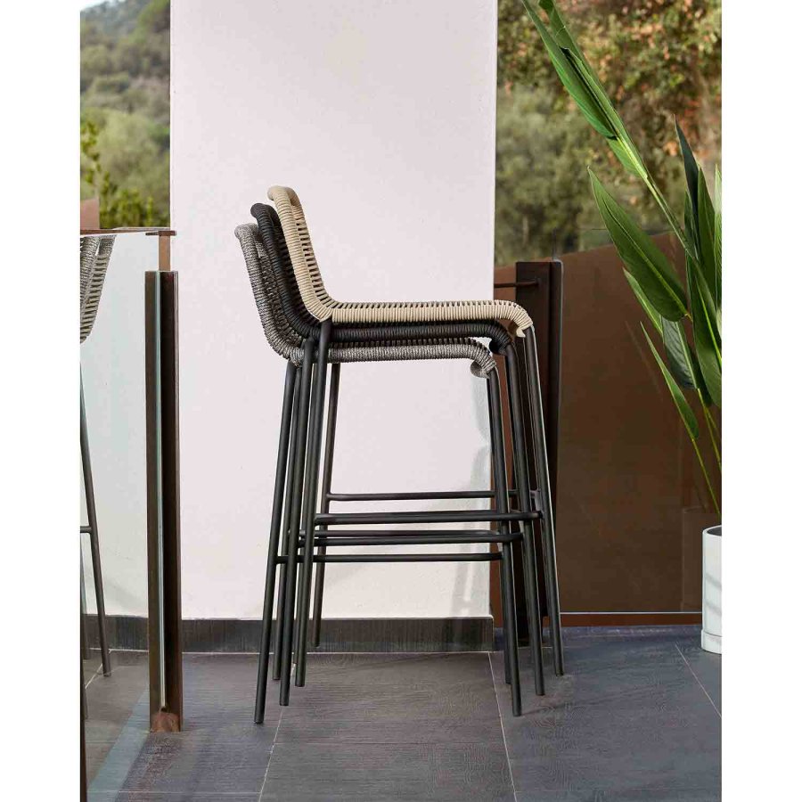 KAVE HOME Black Glenville barkrakk for hagen, m. ryggsttte og fotsttte - stl (88cm)