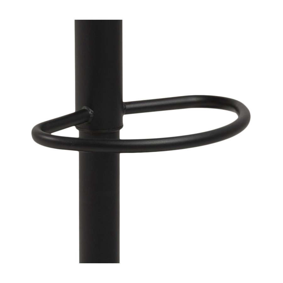 ACT NORDIC Grace barstol - olivengrn/sort stof/metal, m. trompetfod