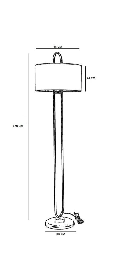 LUMI gulvlampe -846STL2969