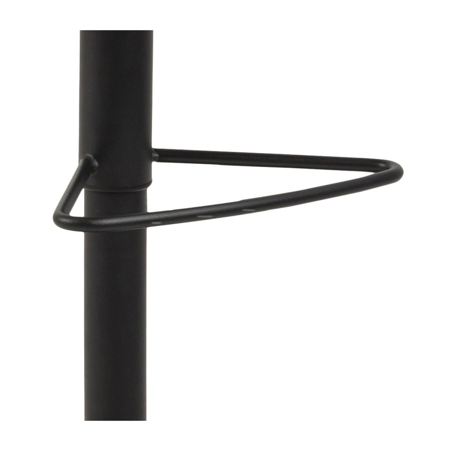 ACT NORDIC Sylvia Barhocker - hellbraun/schwarzer Stoff/Metall, mit Trompetenfuß 