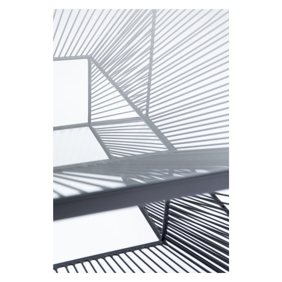 KARE DESIGN kvadratisk Dimension sofabord - glas og stl (80x80)