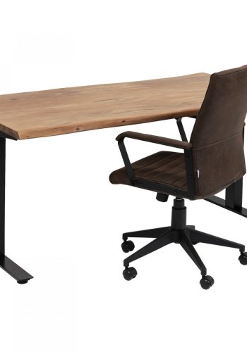 KARE DESIGN rektangulr Harmony Black hvesnkebord - natur akacietr og sort stl (160x80)