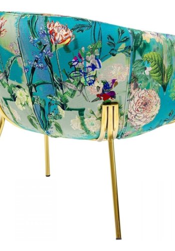 KARE DESIGN Paradise lnestol, m. armln - multifarvet polyester og stl