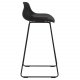ACT NORDIC Tina Barhocker - schwarzer Kunststoff/Kunstleder/Metall