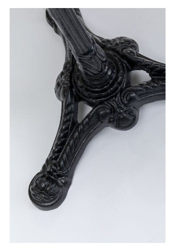 KARE DESIGN rundt Kaffeehaus Hvitt salongbord - hvit marmor og svart stl (60)