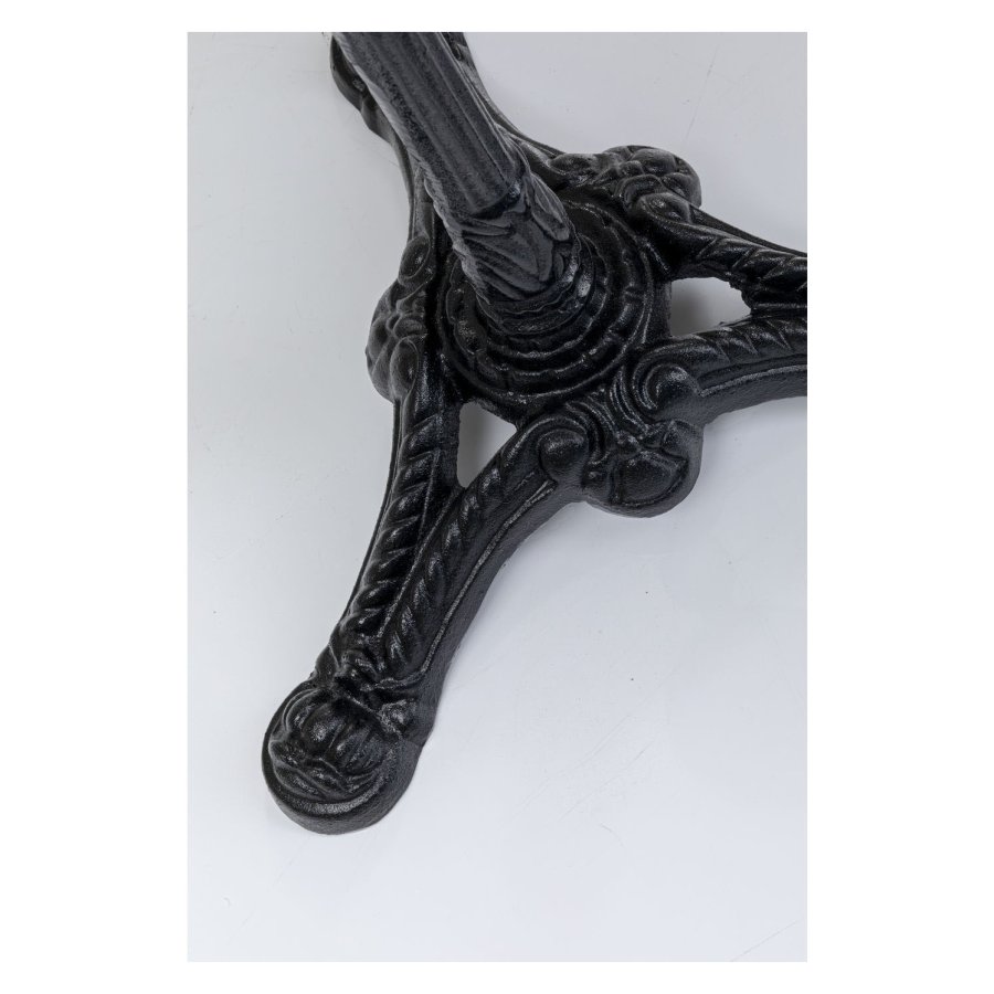 KARE DESIGN rundt Kaffeehaus Hvitt salongbord - hvit marmor og svart stl (60)