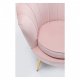 KARE DESIGN Vatten Lily Posa Ftlj, med Armstd - Rosa Polyester och Stl