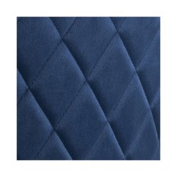 Louise spisebordsstol - mrkebl/sort stof/metal