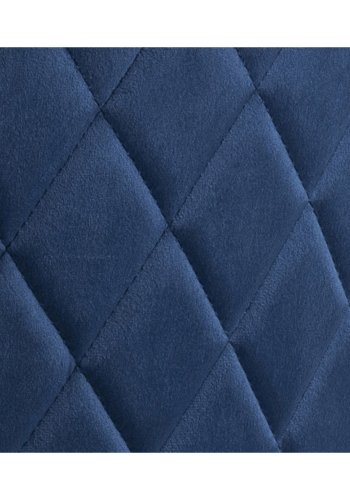 ACT NORDIC Louise Esszimmerstuhl - dunkelblau/schwarzer Stoff/Metall 