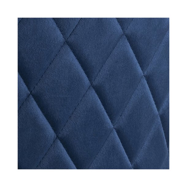 Louise spisebordsstol - mrkebl/sort stof/metal