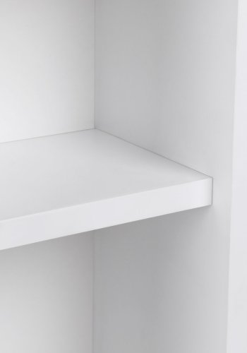 FUNZI LIVING Turra nattbord, m. 1 hylle - hvit melamin (20x15)