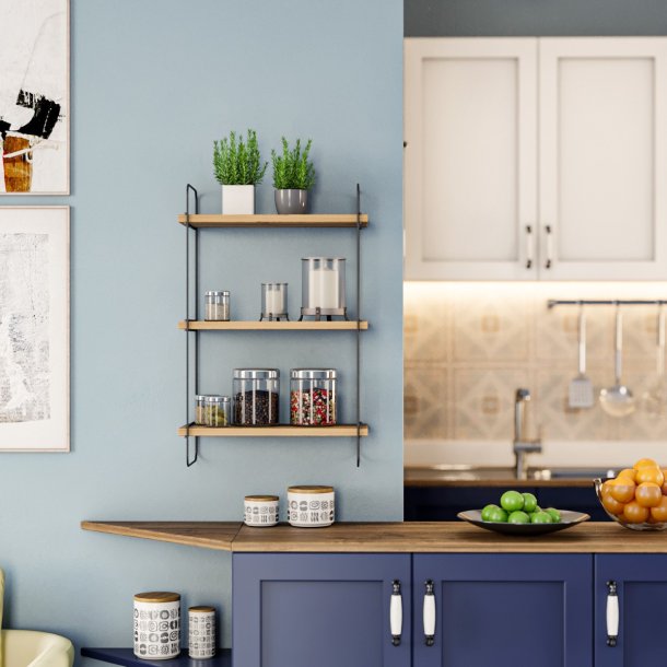 NORDVRK Pulalis vghylde - natur melamin og metal