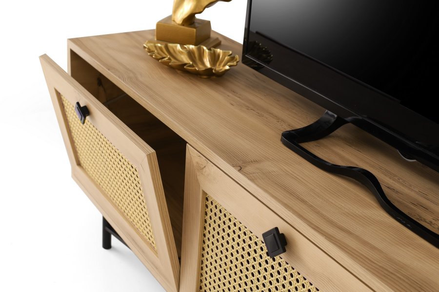 NORDVRK Alcazar TV-stativ, eik Sort