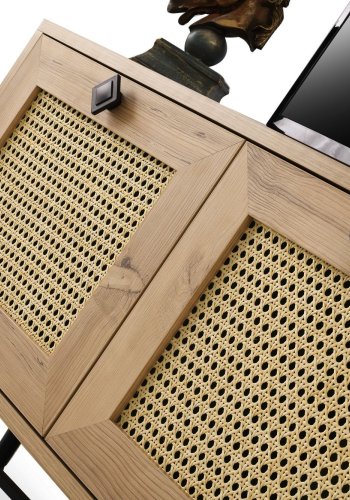 NORDVRK Alcazar TV-stativ, eik Sort