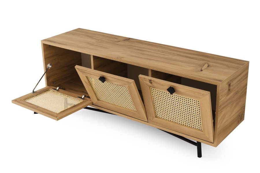 NORDVRK Alcazar TV-stativ, eik Sort