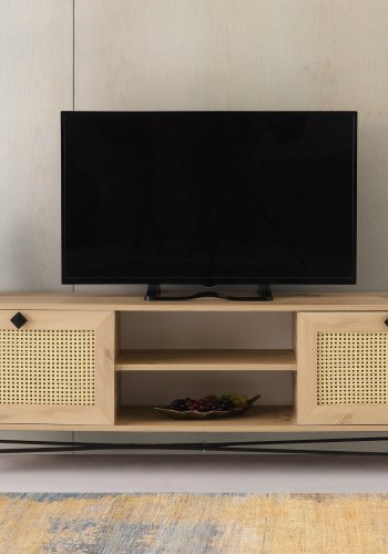 NORDVRK Begonya TV-stativ, eik Sort