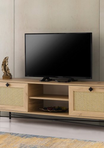 NORDVRK Begonya TV-stativ, eik Sort