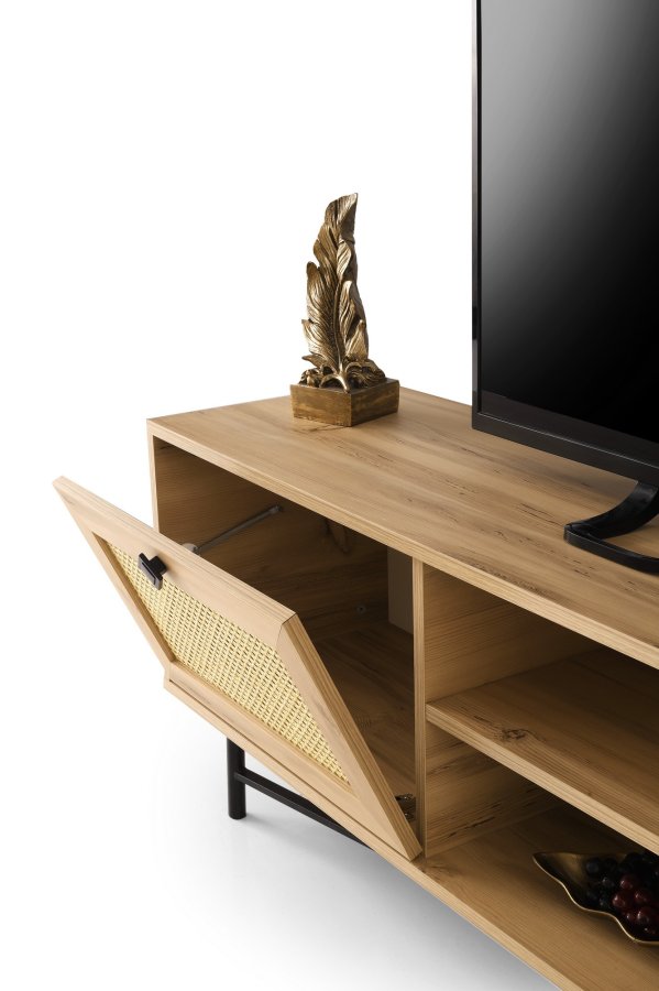 NORDVRK Begonya TV-stativ, eik Sort