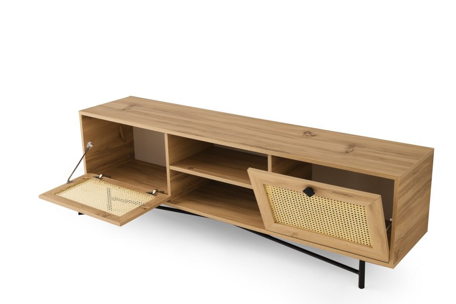 NORDVRK Begonya TV-stativ, eik Sort