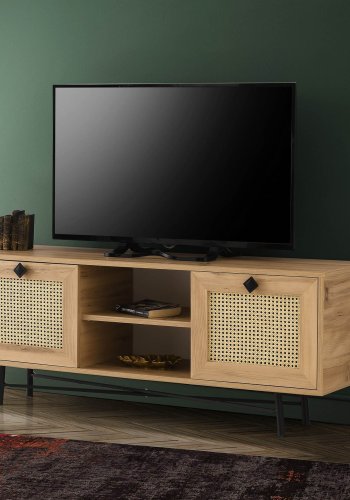 NORDVRK Begonya TV-stativ, eik Sort