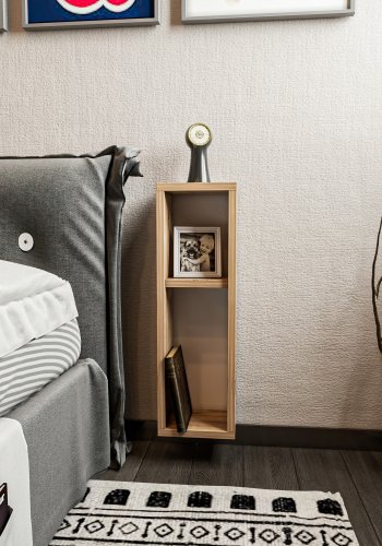 NORDVRK Turra Nattbord, Furu