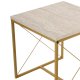 NORDVÄRK Defne - guld, travertin sofabordsst