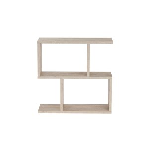 NORDVRK Life sidobord, med 2 hyllplan, rektangulrt - travertin melamin (60x20)