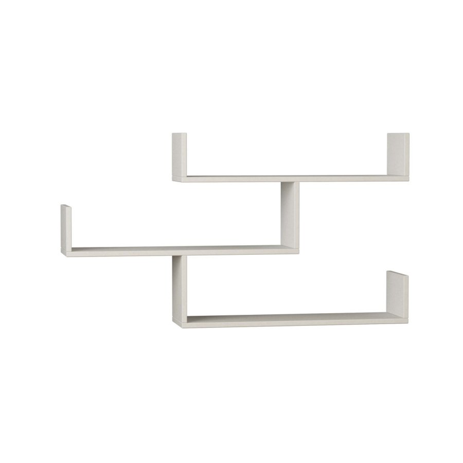 FUNZI LIVING Tibet  vegghylle  hvit melamin