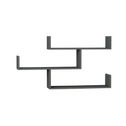 FUNZI LIVING Tibet vghylde - antracitgr melamin